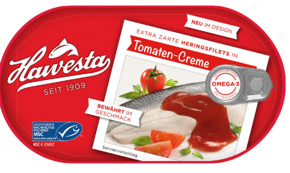 Hawesta Heringsfilet Tomaten-Creme 200g Dose