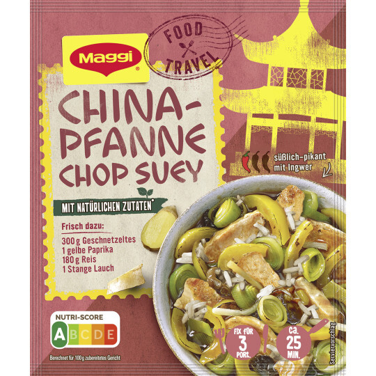 Maggi, China-Pfanne, Chop Suey, 34g, Beutel Maggi, China-Pfanne, Chop Suey, 34g, Beutel