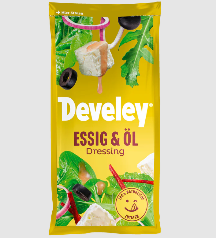 Develey Essig & Öl Dressing 14 x 75ml Packung