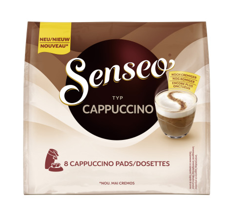 Senseo Kaffee Pads Cappuccino - 8 Stück - 92g Beutel