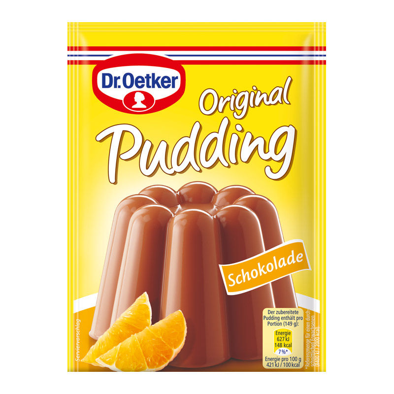 Dr. Oetker Original Pudding Schokolade 3er 133,5g Beutel