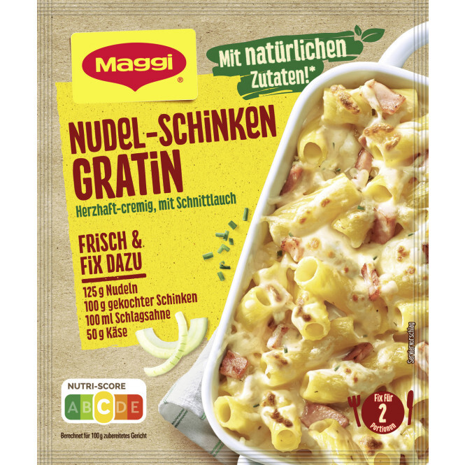 Maggi Fix Nudel Schinken Gratin 33g Beutel Maggi Fix Nudel Schinken Gratin 33g Beutel