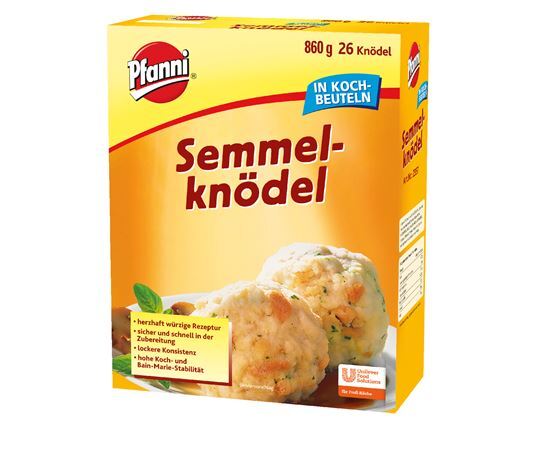 Pfanni Semmelknödel lockere Konsistenz im Kochbeutel ca. 26 Knödel 860 g Beutel Pfanni Semmelknödel lockere Konsistenz im Kochbeutel ca. 26 Knödel 860 g Beutel