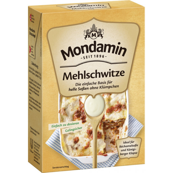 Mondamin klassische Mehlschwitze hell 250 g Packung