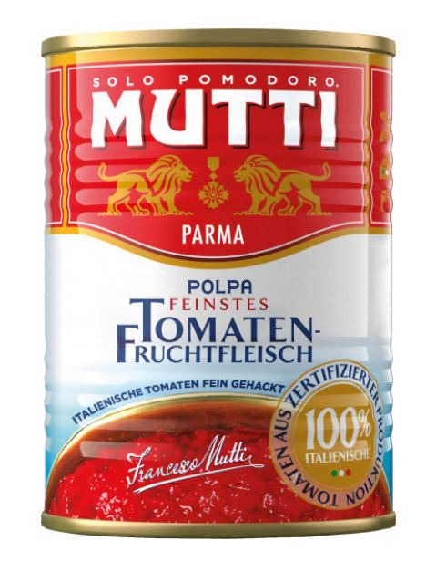  Mutti Polpa Feinstes Tomatenfruchtfleisch 400g Dose