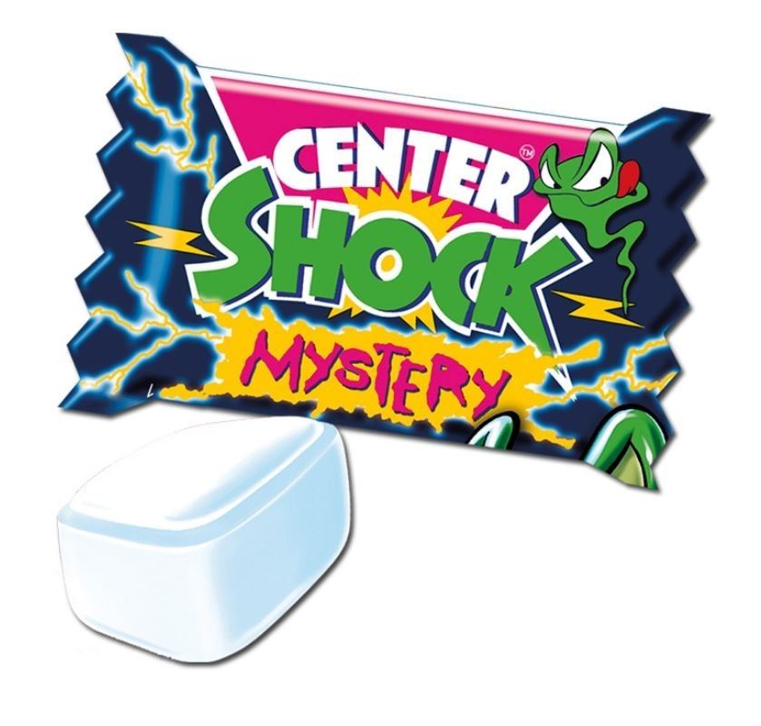 Center Shock, Mystery, Kaugummi, 100 Stück, 400g, Packung