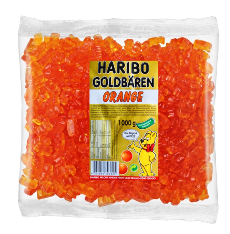 GOLDBÄREN, SORTENREIN, Orange, 1000g, Beutel