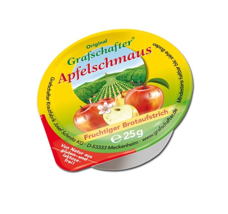 Grafschafter Apfelschmaus Apfelkraut 80 x 25g Portionen Packung