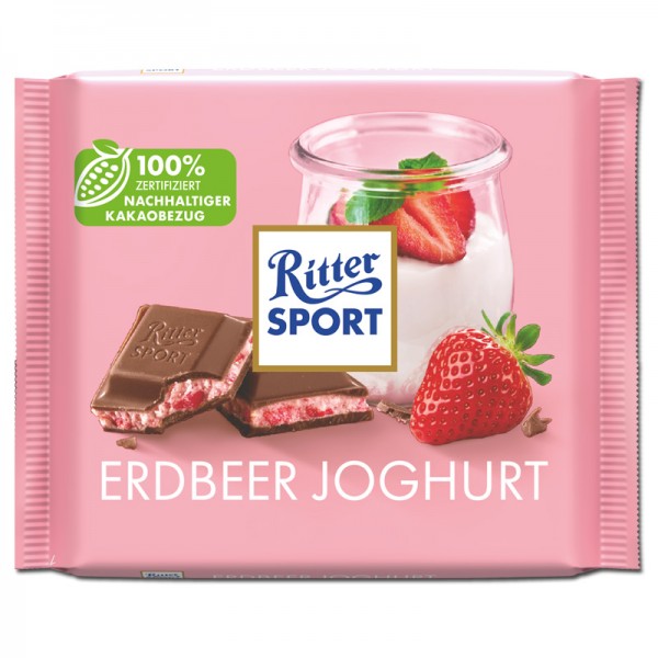 Ritter Sport Erdbeer-Joghurt 100g Tafel