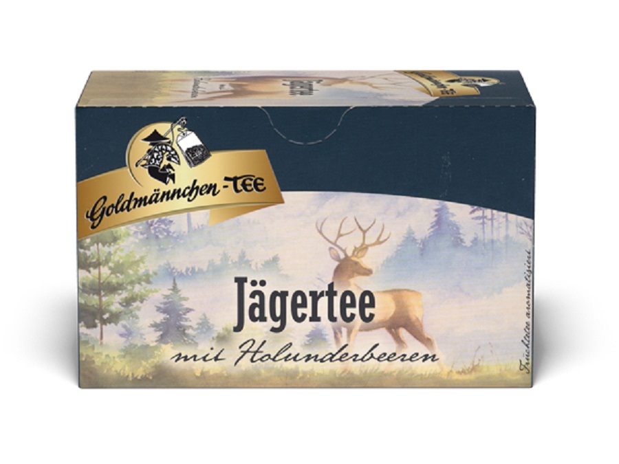 Goldmännchen-TEE, Jägertee, 20 Filterbeutel, 50g, Packung