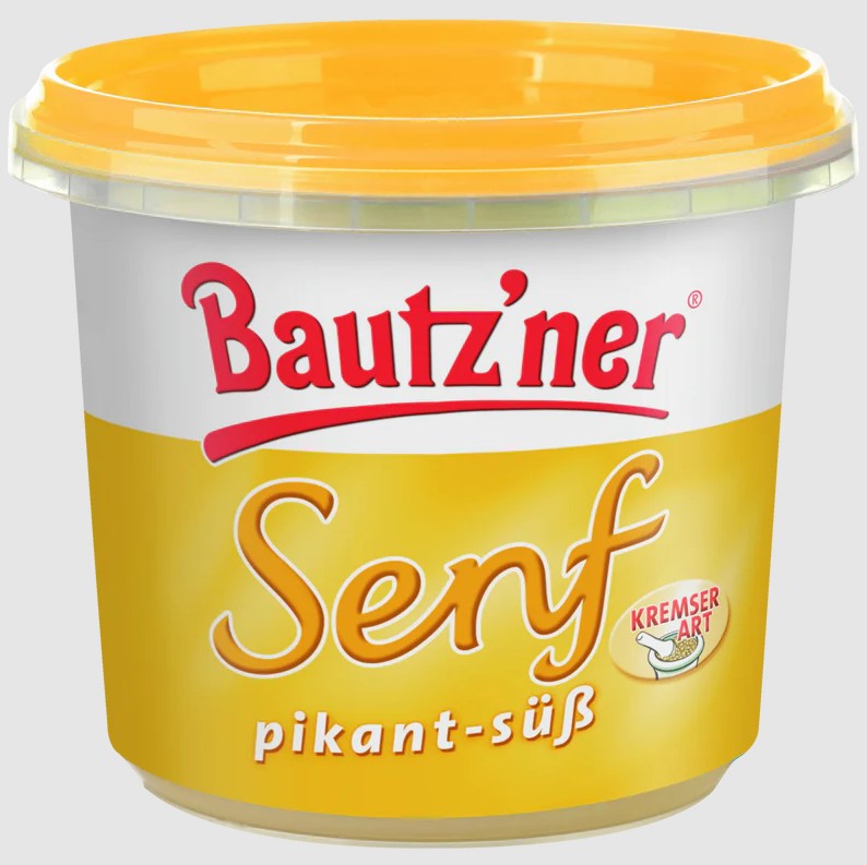 Bautzner Senf pikant-süß - 200ml Becher