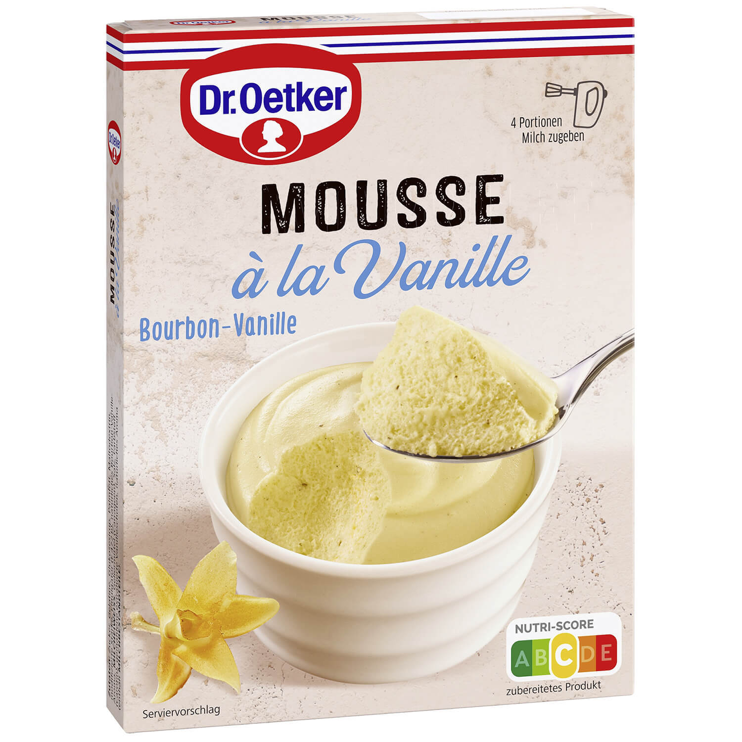 Dr. Oetker Mousse à la Vanille 60g Packung Dr. Oetker Mousse à la Vanille 60g Packung