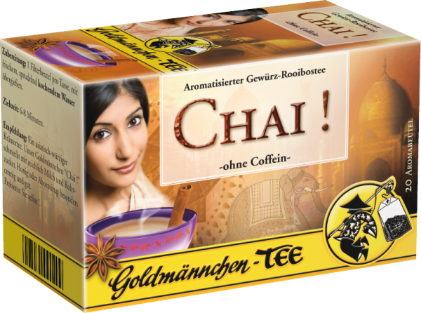Goldmännchen-TEE Chai Tee 20 Beutel 40g 12er Karton
