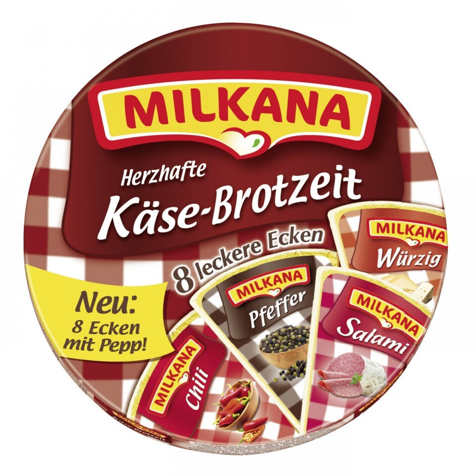 Milkana Käse Brotzeit 190g Rondelle Packung