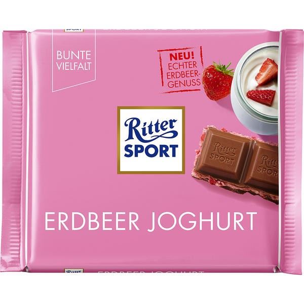 Ritter Sport, Erdbeer-Joghurt, 100g, Schokolade, Tafel