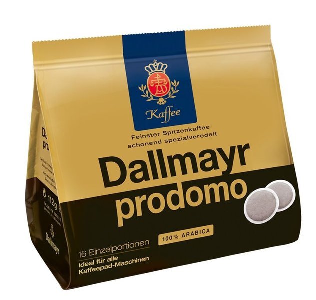 Dallmayr, Prodomo, 16 Kaffeepads, 112g, Beutel