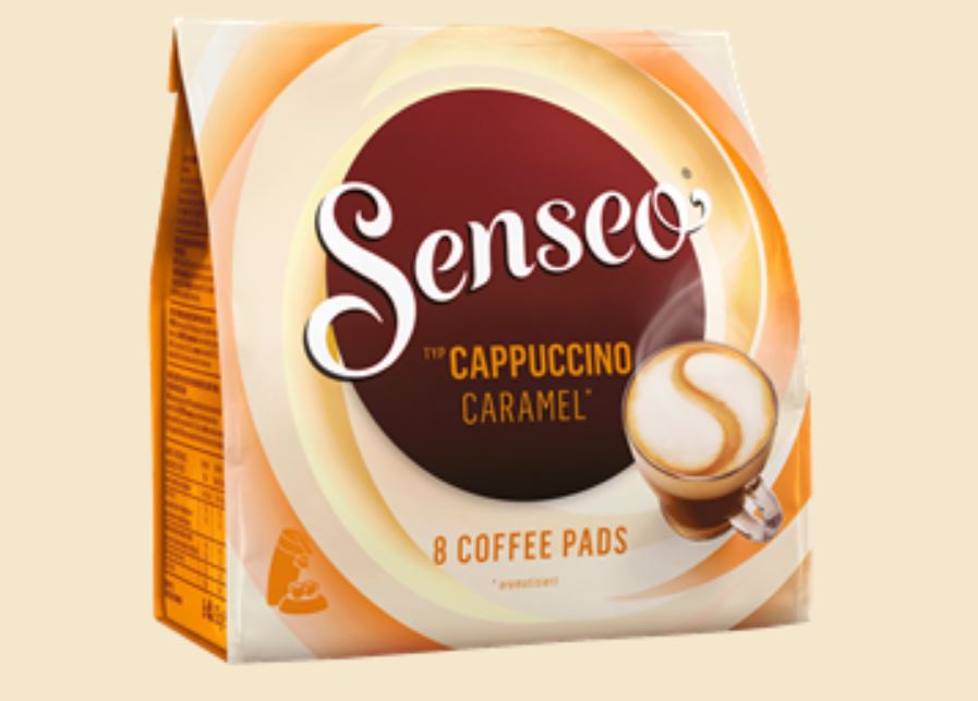 SENSEO, Kaffeepads, CAPPUCCINO CARAMEL, 8 Pads, 92g, Beutel