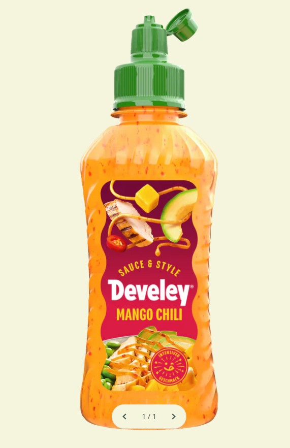 Develey Sauce & Style Mango Chili Sauce - 225ml Flasche