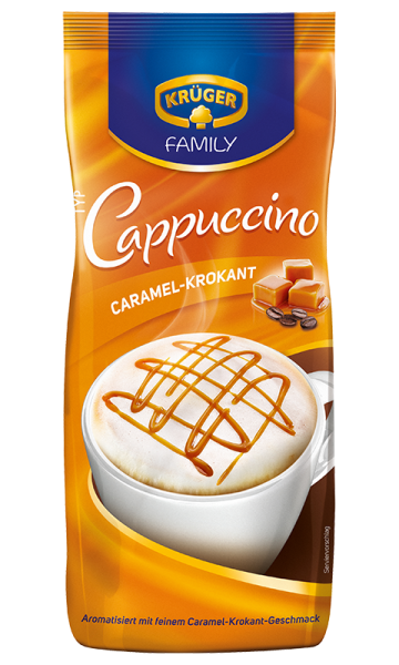 Krüger Family Cappuccino Caramel-Krokant 4 x 500g Beutel