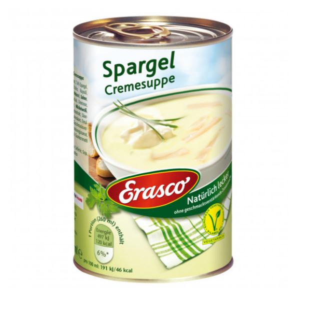 Erasco Spargel Cremesuppe 390ml Dose