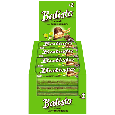 Balisto Müsli Mix - 20 x 37 g Riegel Packung