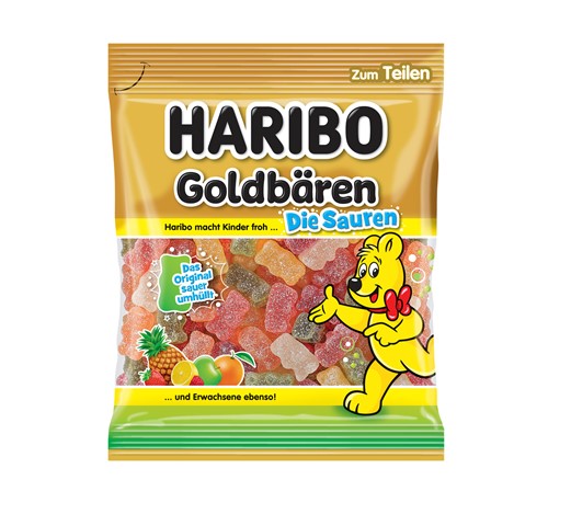 Haribo Saure Goldbären - 175 g Beutel