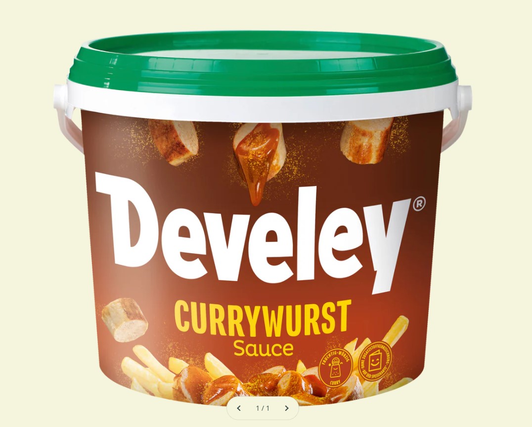 Develey Curry Sauce - 5kg Eimer