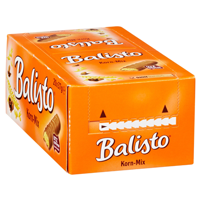 Balisto Korn-Mix - 20 x 37 g Riegel Packung