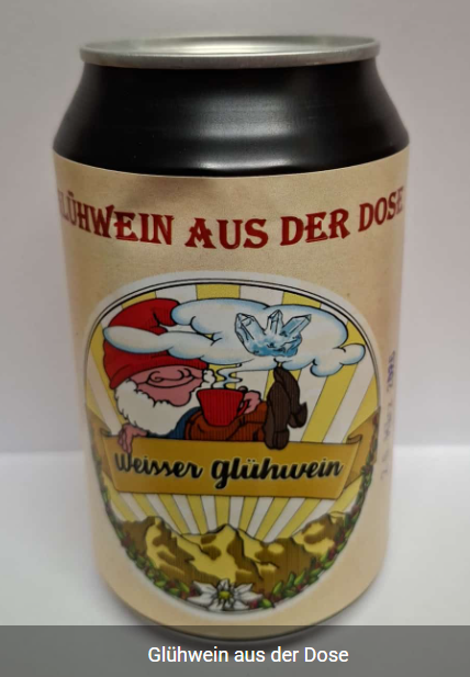 Weisser Simmentaler Glühwein 330ml Dose