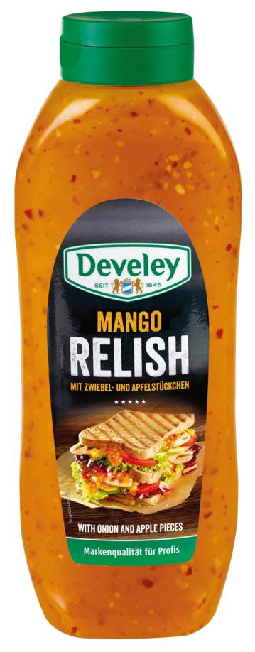 Develey, Mango Relish, 875ml, Flasche