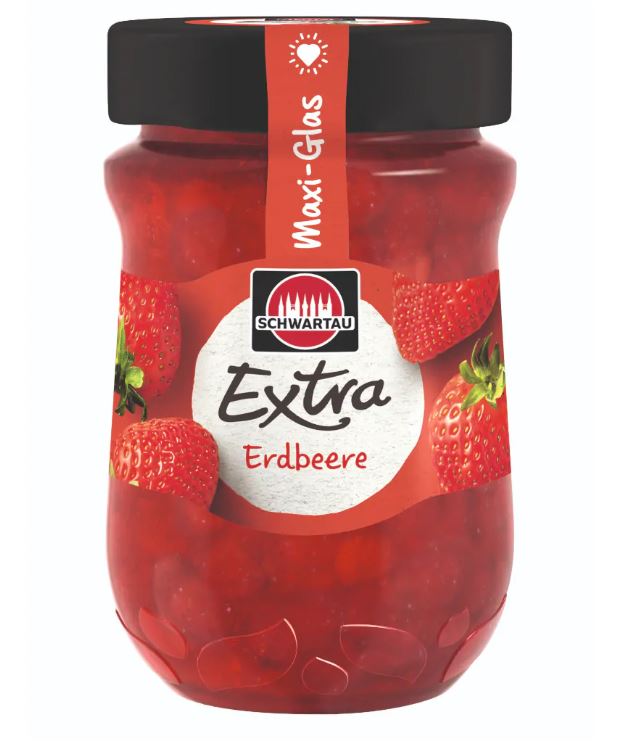 Schwartau Extra Konfitüre Erdbeere 340g Glas