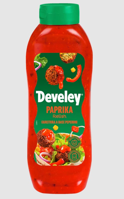 Develey Paprika Relish - 875ml - Flasche