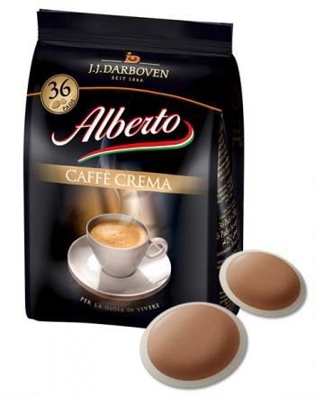 Alberto, Caffè Crema, 36 Pads, 252g, Beutel