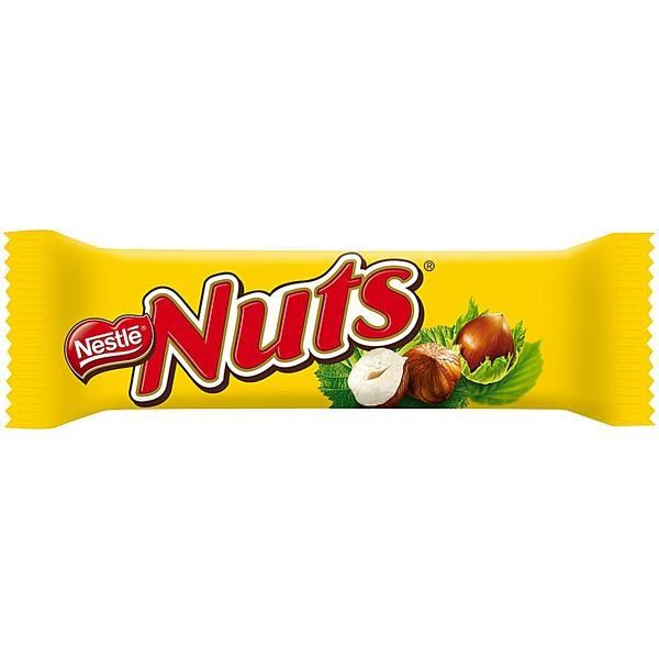 NESTLE, Nuts, Haselnuss, 24x42g, Riegel, Packung