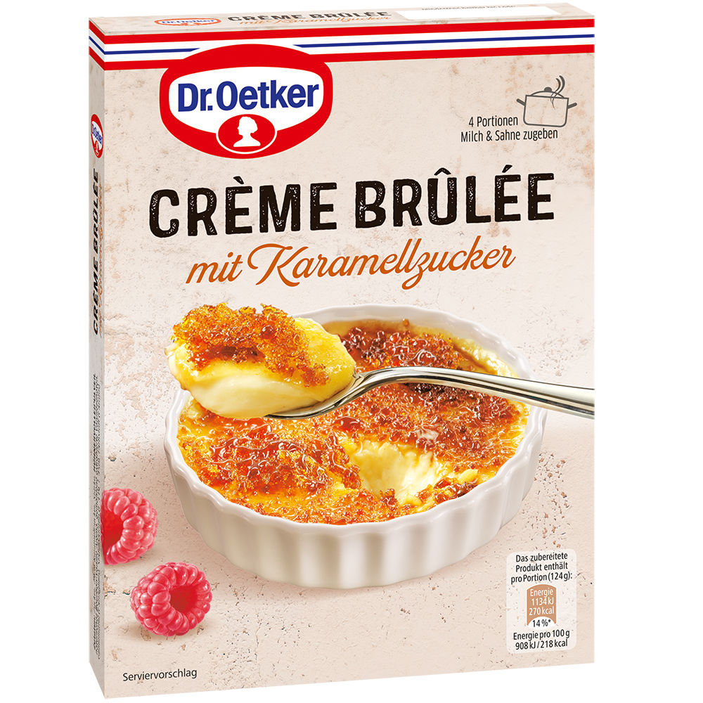 Dr. Oetker Crème Brûlée 96g Packung