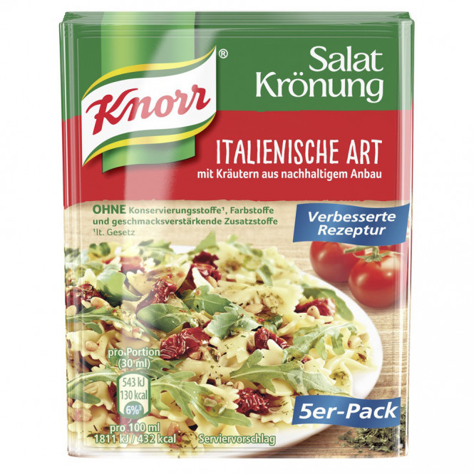 Knorr, Salatkrönung, Italienische Art, 5x8g, Beutel