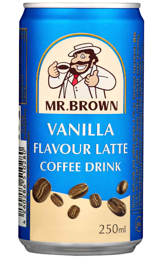 Mr. Brown Coffee Drink Vanilla Latte 250ml Dose Mr. Brown Coffee Drink Vanilla Latte 250ml Dose