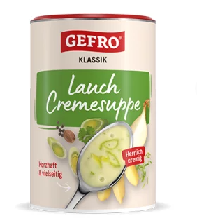 Gefro Lauch Cremesuppe besonders cremig-samtig 500g Dose