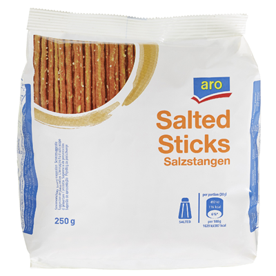 aro Salzstangen - 10 x 250 g Packung
