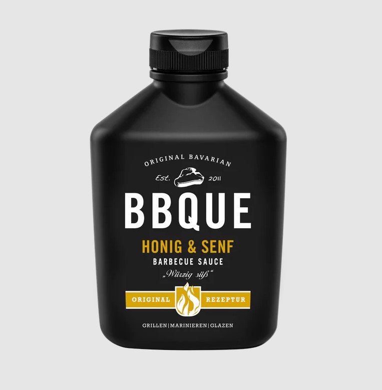 BBQUE Honig & Senf - 400ml Flasche