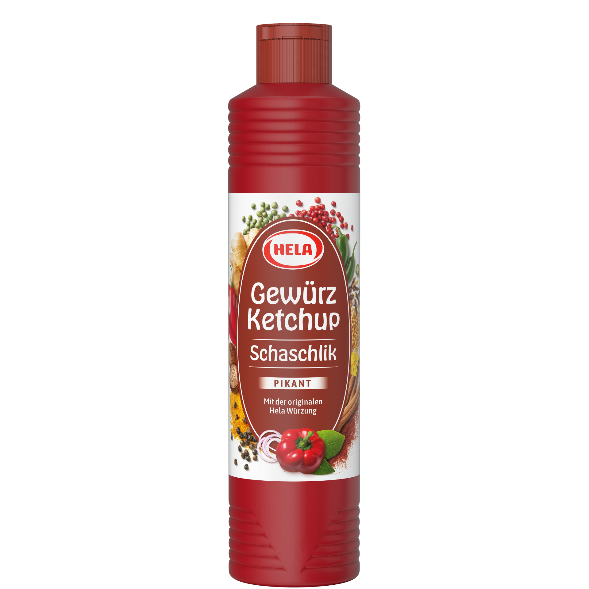 Hela, Schaschlik, Gewürz, Ketchup, pikant, 800ml, Flasche Hela, Schaschlik, Gewürz, Ketchup, pikant, 800ml, Flasche