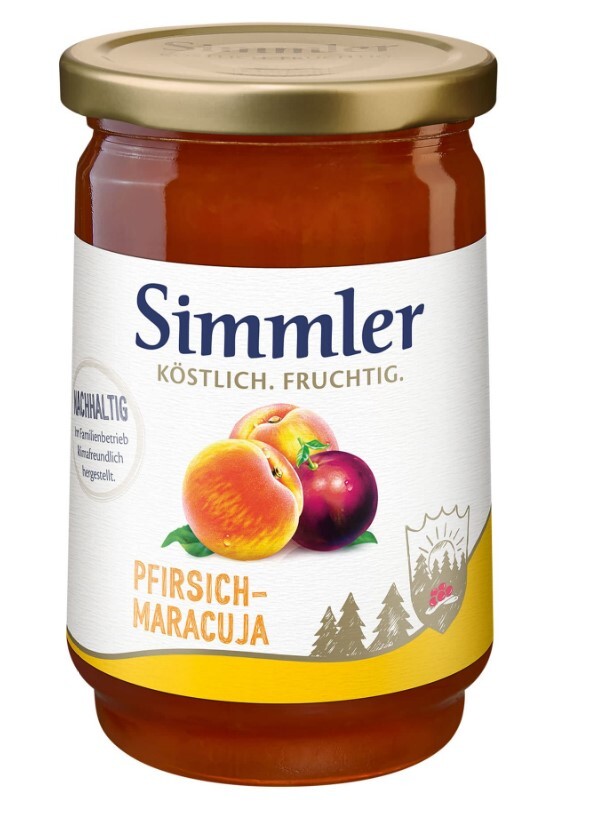 Simmler Pfirsich-Maracuja 450g Glas