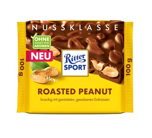 Ritter Sport Nuss Klasse Roasted Peanut - 100g Tafel