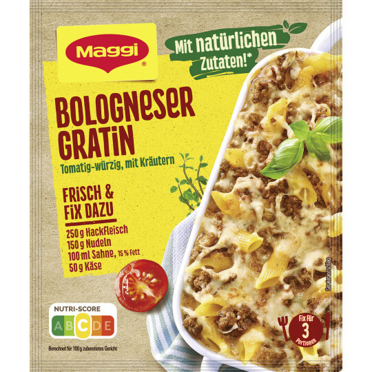 Maggi Bologneser Gratin, 35g, Beutel