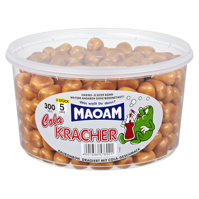 Maoam Cola Kracher 265 Stück  2x1200g Dosen-Pack