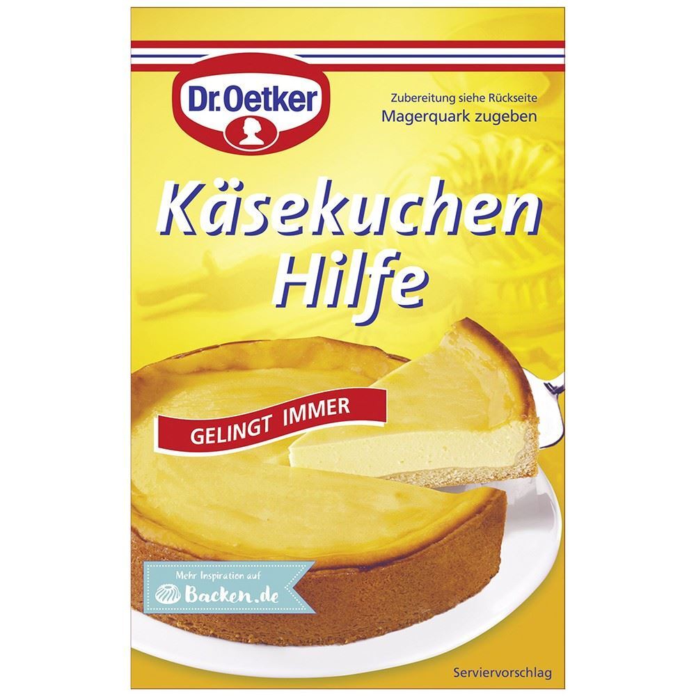Dr. Oetker, Käsekuchen Hilfe, 58g, Beutel