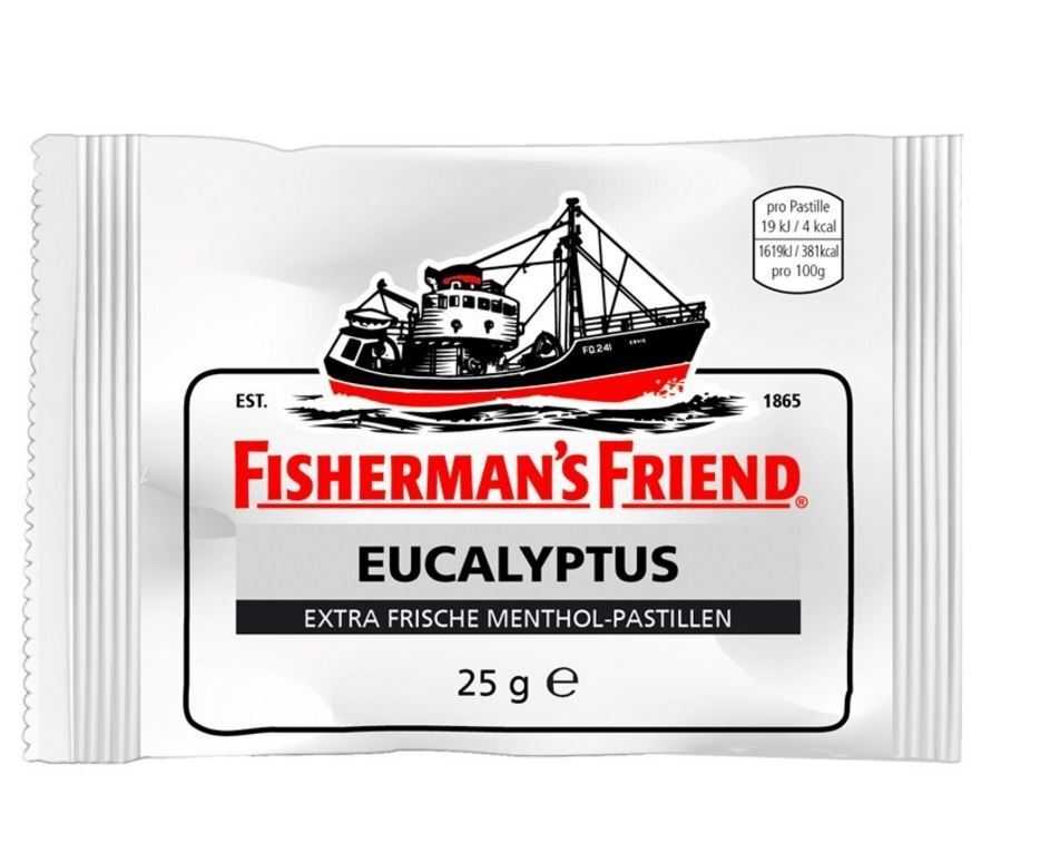 Fishermans Friend, Eucalyptus, Original, Pastillen, 24 Beutel, 600g, 3er Packung Fishermans Friend, Eucalyptus, Original, Pastillen, 24 Beutel, 600g, 3er Packung