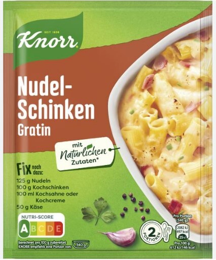 Knorr Fix, für Nudel-Schinken-Gratin, 28g, Beutel