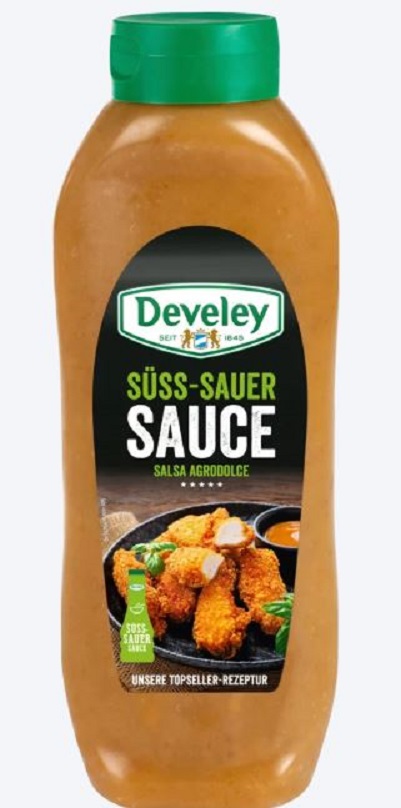 Develey Süss-Sauer Sauce 875ml Flasche