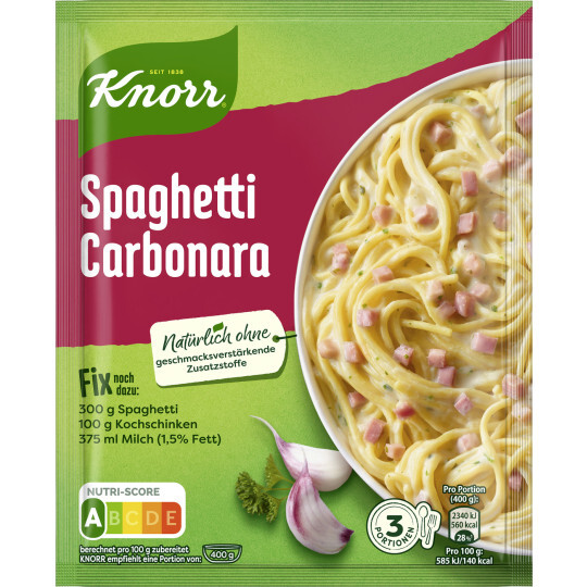 Knorr Fix Spaghetti Carbonara 36g Beutel